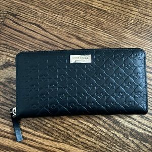 Kate Spade large black wallet